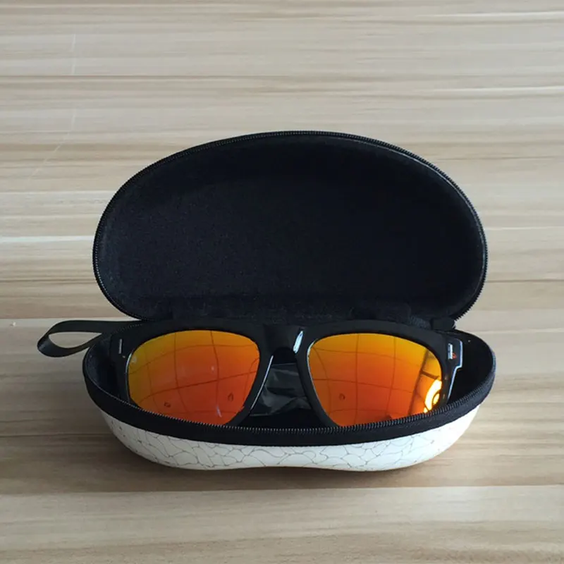 Portable Sunglasses Case for Women Glasses Box With Zipper Eyeglass Cases Sunglass Shell Protector Leather Spectacle Hard | Аксессуары
