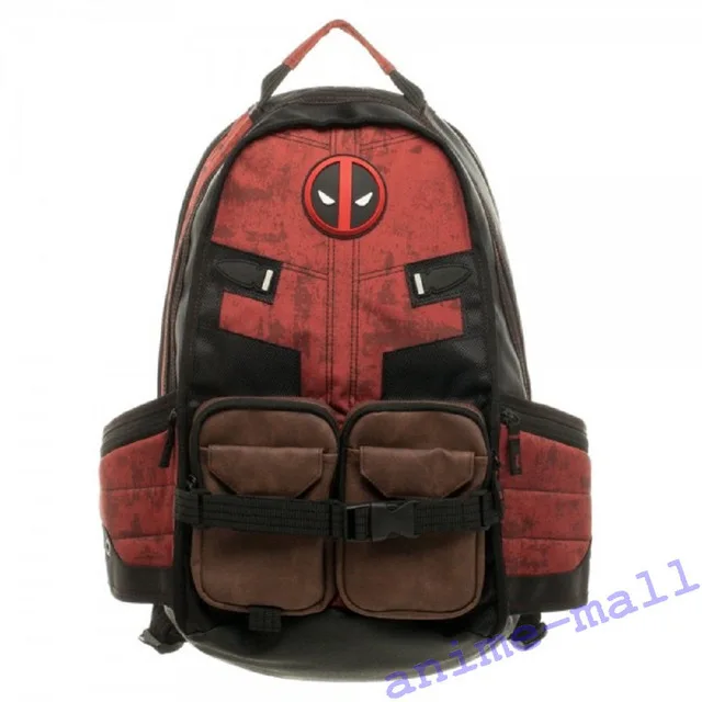 see chart IVYYE Deadpool, серия, модные аниме-рюкзаки, мягкий кожаный школьный рюкзак, повседневные студенческие сумки, дорожный ранец, унисекс, Новинка - Цвет: see chart