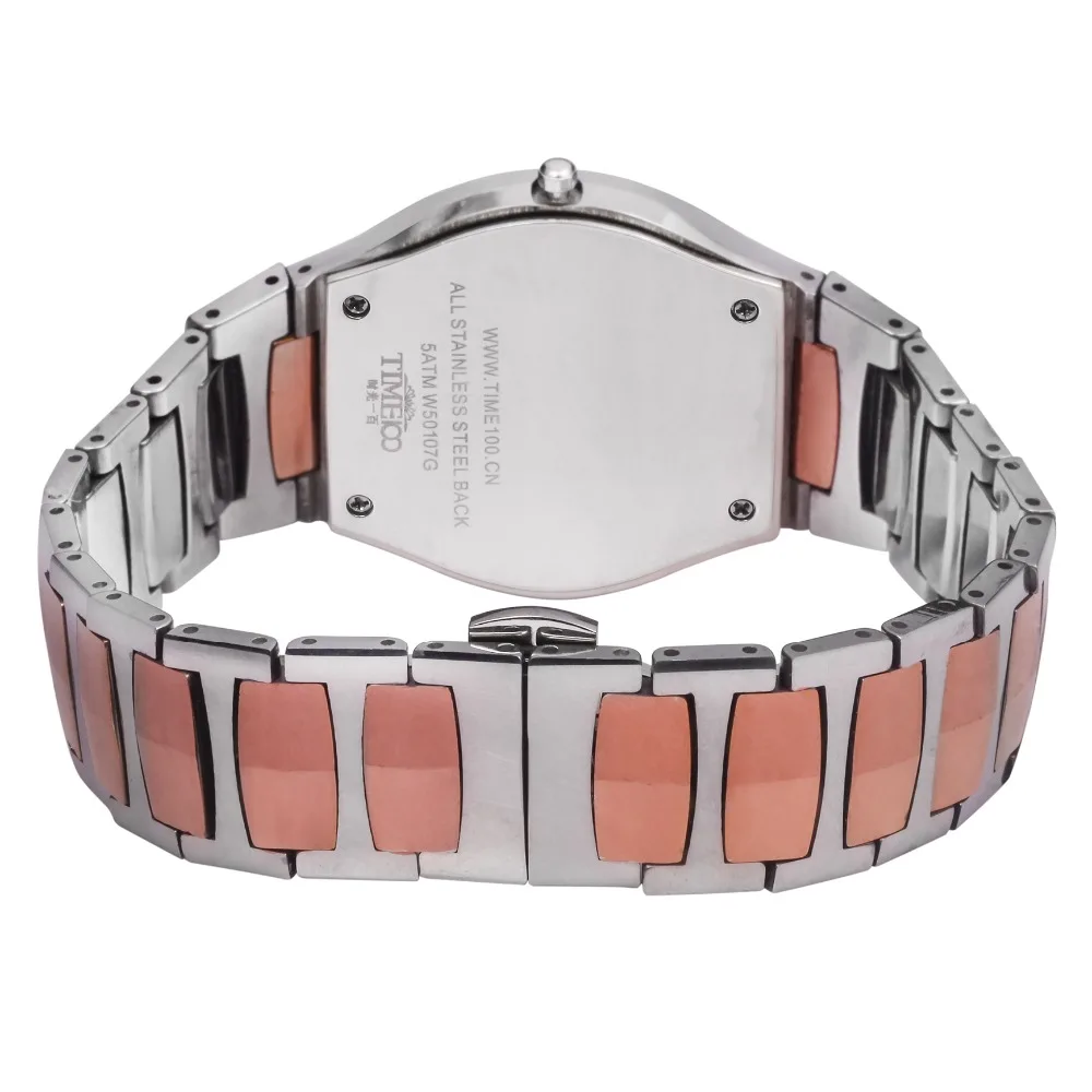 Новые модные Time100 мужские часы ремешок из вольфрамовой стали сапфирмое стекло