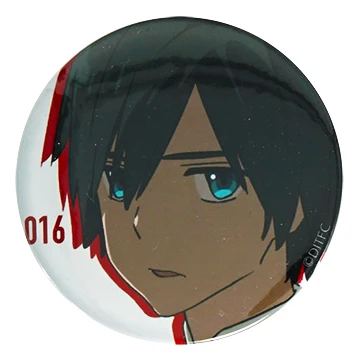 Значок аниме DARLING in the FRANXX: 002 Zero Two HIRO ICHIGO Kokoro Miku Goro Zorome металлический значок брошь на булавке - Окраска металла: 01 HIRO 016
