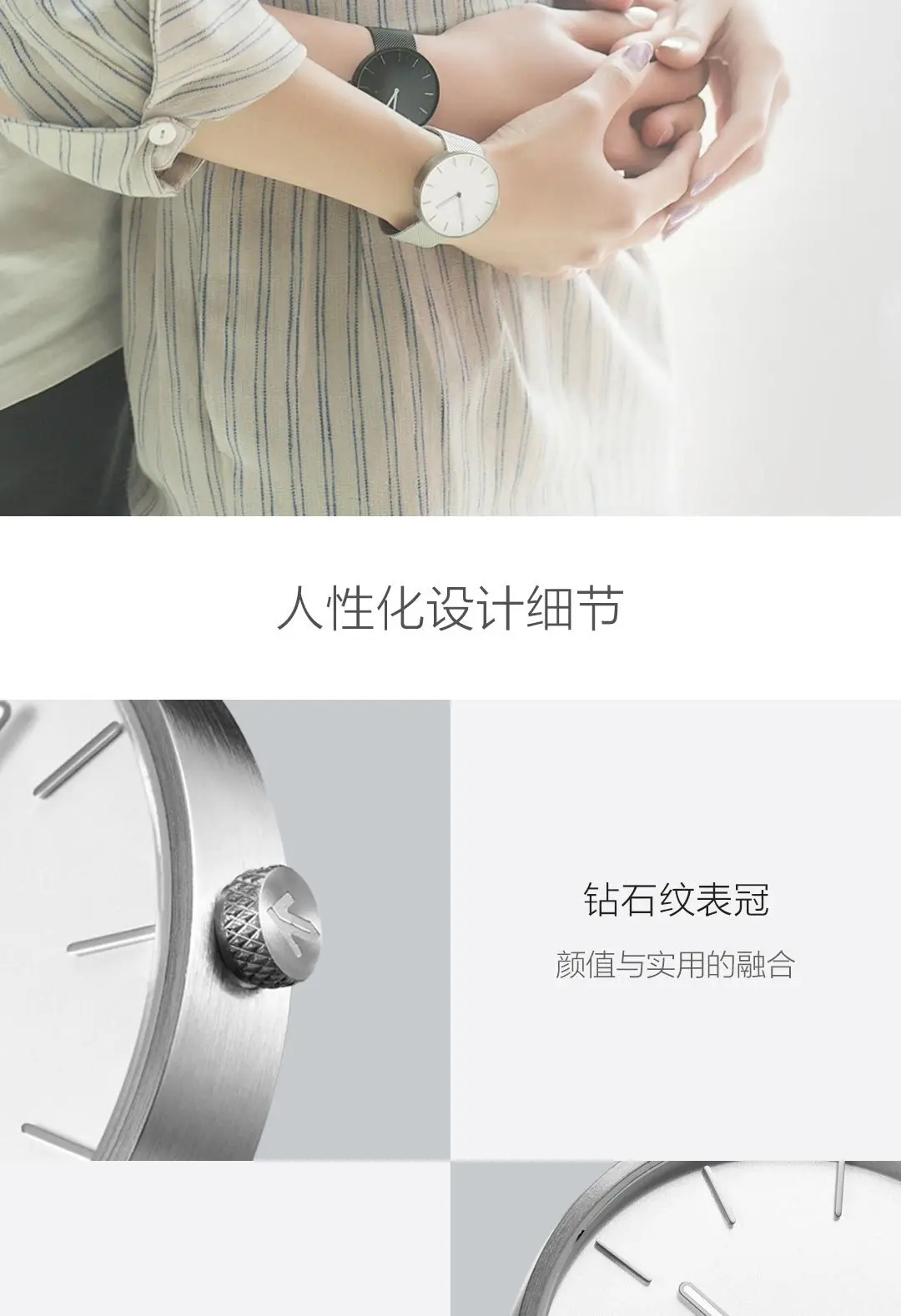 3 цвета Xiaomi TwentySeventeen светящиеся водонепроницаемые Модные кварцевые часы Элегантные 316L стальные лучшие бренды часов для мужчин и женщин