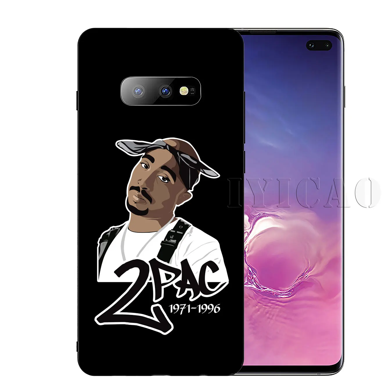 IYICAO 2pac Tupac Rapper Soft Silicone Phone Case for Samsung Galaxy S20 Ultra S10 Lite S9 S8 Plus S6 S7 Edge S10e Cover |