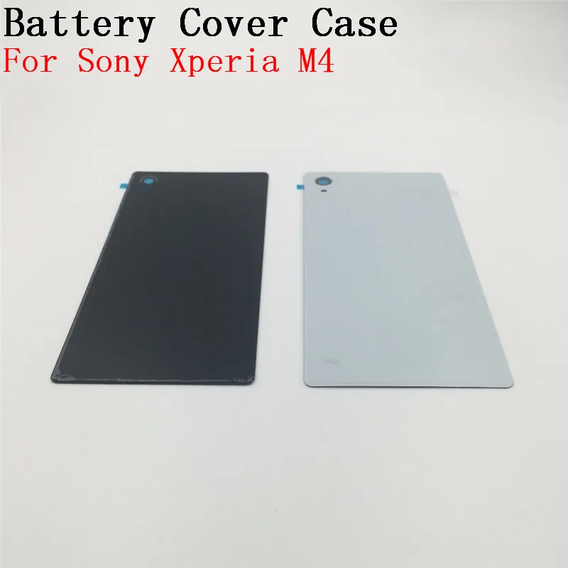 RTBESTOYZ Задняя стеклянная крышка для аккумулятора задняя Sony Xperia M4 Aqua E2303 E2333 E2353|back