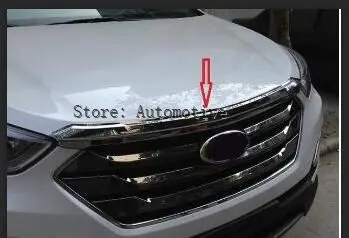 Передняя крышка капота для Hyundai Santa Fe sport 2013 2014 2015 2016 2017|trim|trim cover |