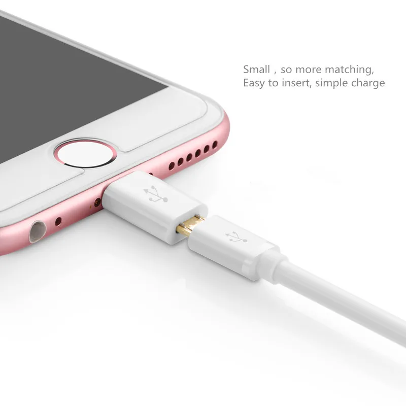 8-контактный разъем для micro usb Женский адаптер зарядное устройство синхронизации