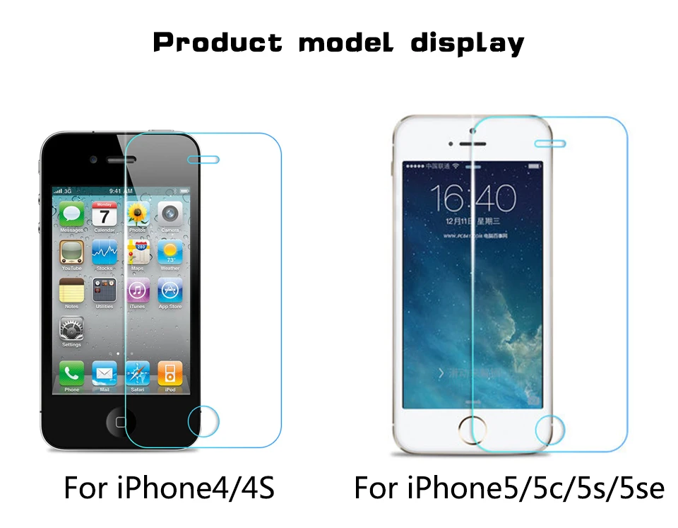 9H Премиум Защита экрана для iphone 5S se 5c 4S 6 s 7 plus X Закаленное стекло 8 XS XR MAX