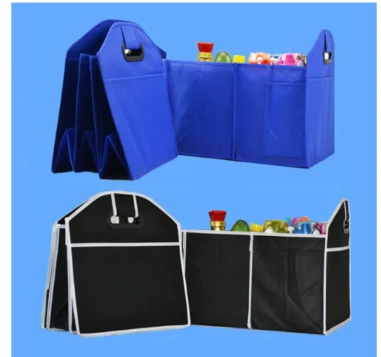 Розовый практичный Складной автомобильный держатель для багажника сумка