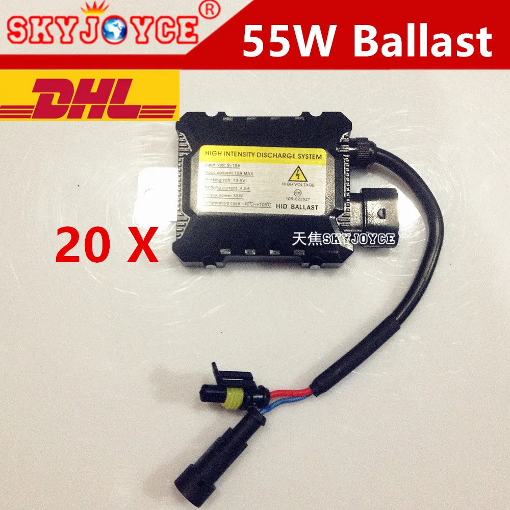 20XDHL Бесплатная доставка DC Тонкий Балласт xenon hid блоки зажигания для kit H7