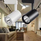 4 шт.лот 10 Вт 20 Вт 30 Вт COB Светодиодная дорожка алюминиевая вращающаяся на 360 градусов дорожка освещение точечная рейка Замена прожекторов галогенные лампы