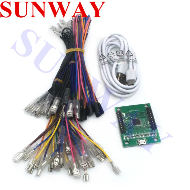 Usb контроллер кодировщик для ПК PS3 Raspberry Pi аксессуары аркадных игр 2 игрока