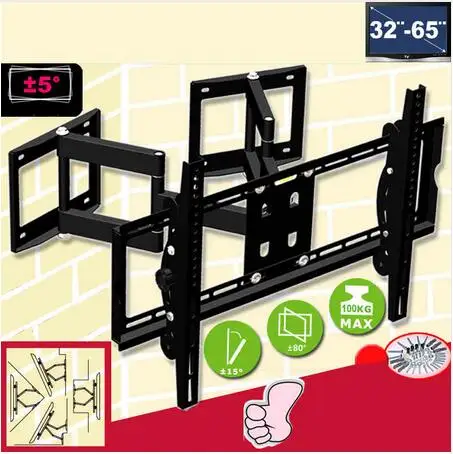 Гибкий Кронштейн для телевизора 42 65 дюймов|tv mount|tv arm bracketswall tv bracket |