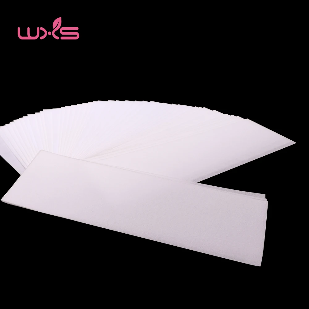 Восковые полоски для депиляции 100 шт. восковые удаления волос лица тела нетканый