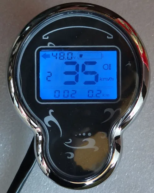 SpeedGauge ЖК-дисплей дисплей Батарея уровень светильник индикатор 48v60v72v для