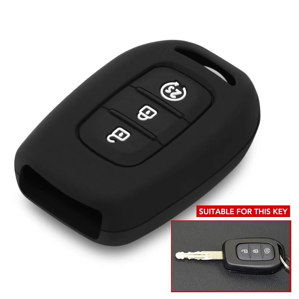 3 кнопки силиконовый Автомобильный Брелок дистанционного управления с ключом