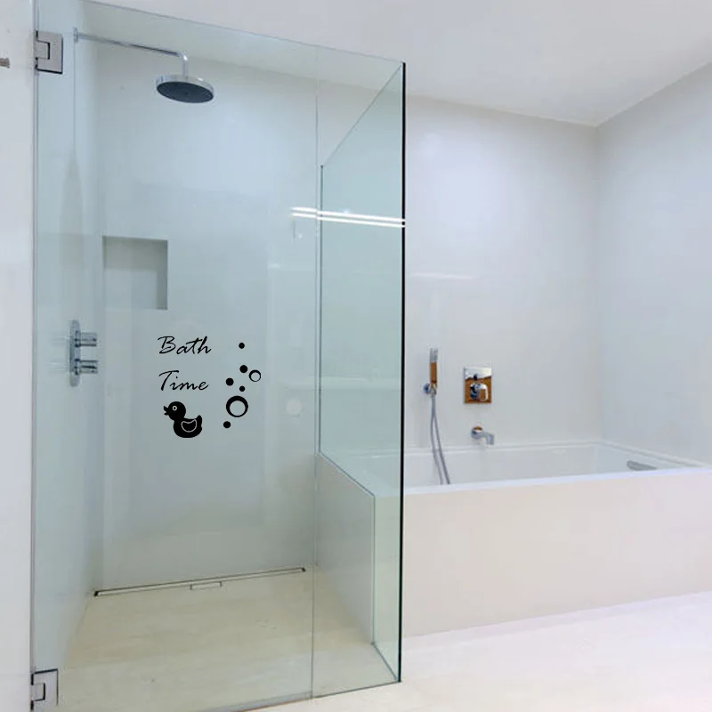 Наклейка на ванную комнату наклейка стекло унитаза с цитатами персональные