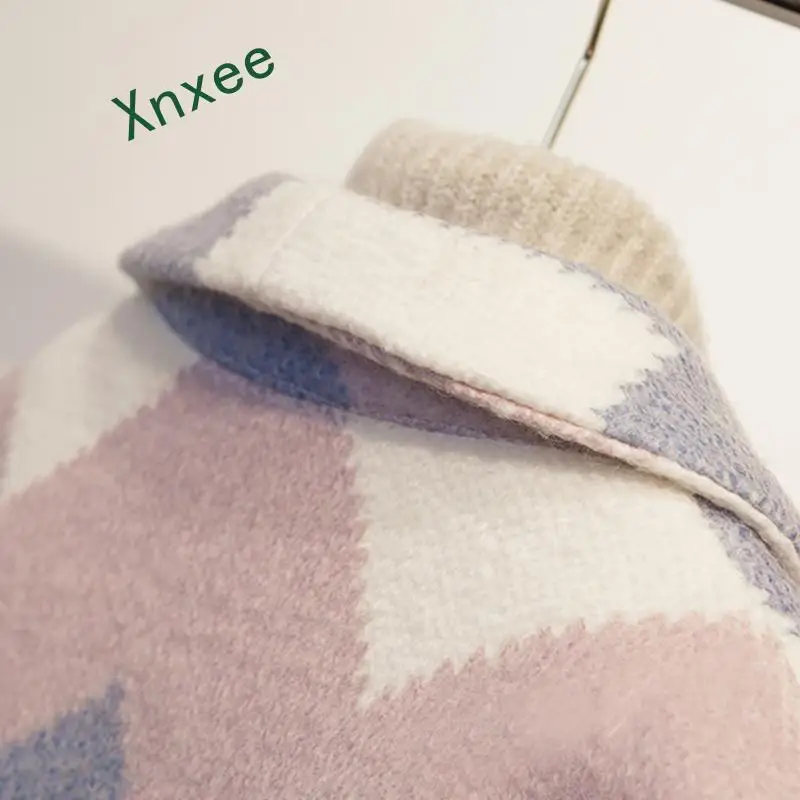 Xnxeeосеннее пальто для женщин новинка 2019 модная верхняя одежда с длинным рукавом