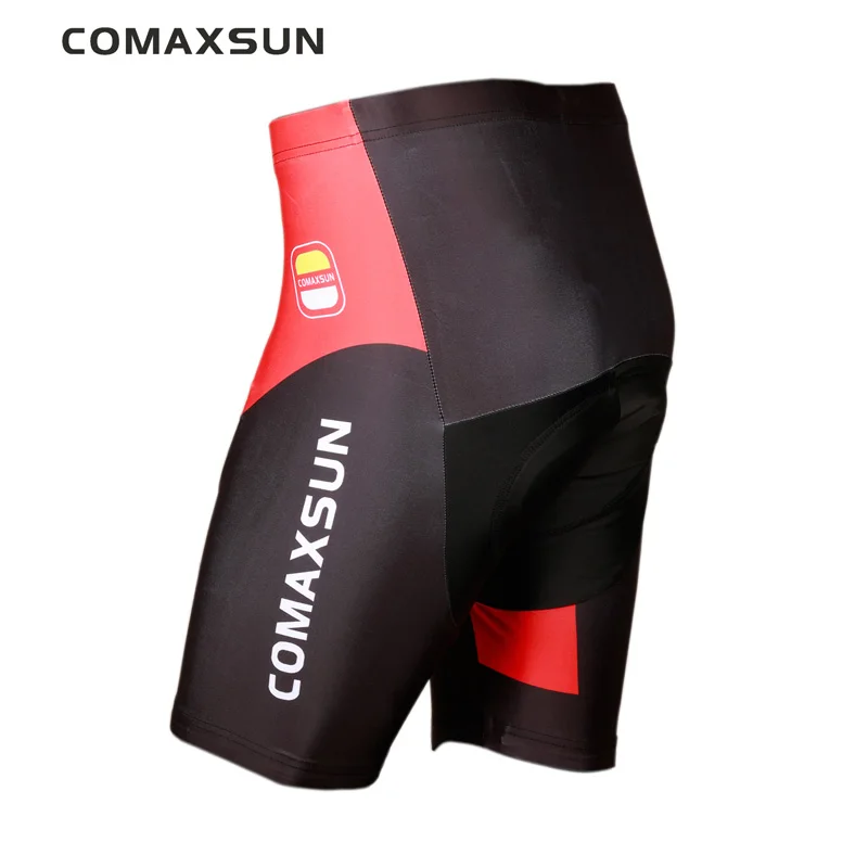 CMSS01R COMAXSUN мужские велосипедные шорты с 3D подкладкой велосипед/Велосипедный спорт на открытом воздухе обтягивающие S-3XL 10 стилей - Цвет: CMSS01R