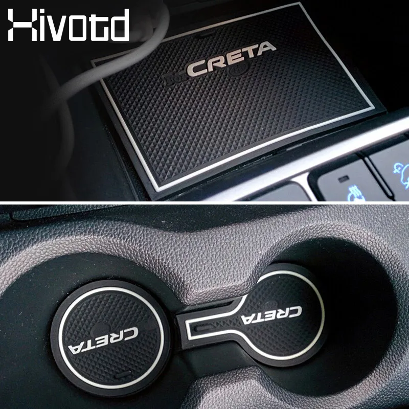 Hivotd для хундай крета Hyundai creta хендай ix25 аксессуары резиновый коврик двери