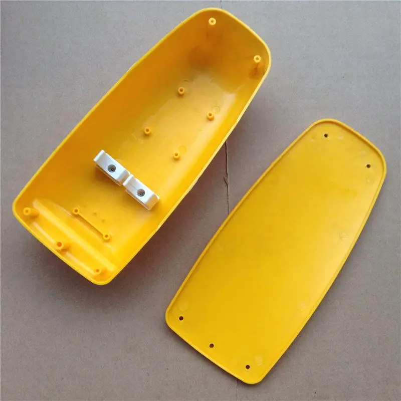 DIY пластик RC корпус лодки PP с двумя 130/180 кронштейн двигателя доступен для