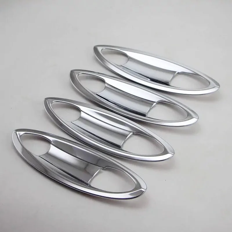 Высокое Качество Автомобиля Внешние Аксессуары ABS Chrome Дверные Ручки Чаши Крышка c