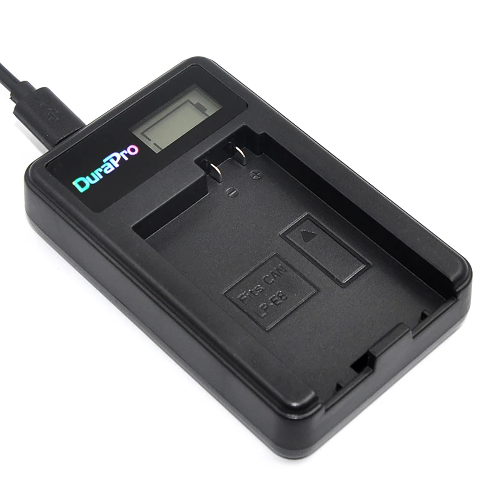 DuraPro 1 шт. LP-E8 LP E8 LPE8 Камера Батарея+ ЖК-дисплей USB Зарядное устройство для Canon LP-E8 EOS 550D 600D 650D 700D Rebel T2i T3i T4i T5i