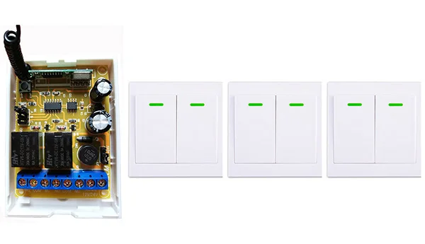 Новый цифровой переключатель дистанционного управления DC12V DC24V 2CH приемник