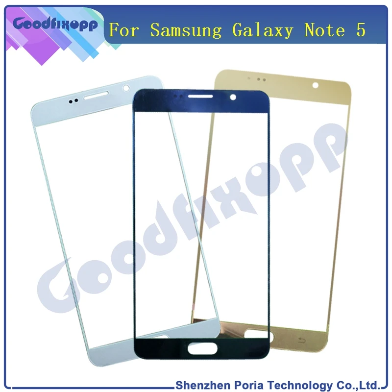 Передний Внешний стеклянный объектив для Samsung Galaxy Note 5 N920 N920A N920T ЖК дисплей