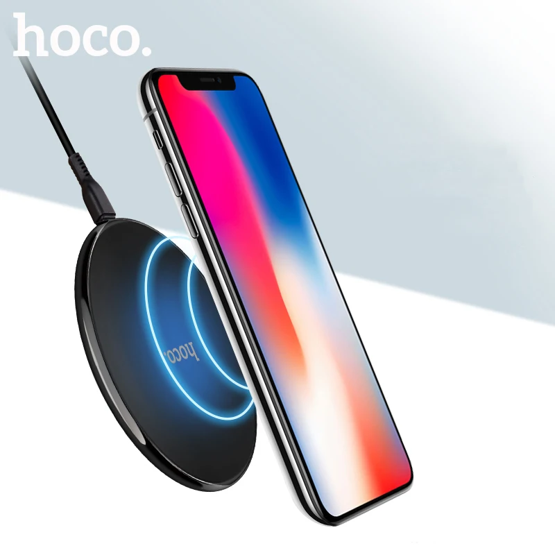 Беспроводное зарядное устройство HOCO для iPhone XR Xs Max X 8 Samsung Galaxy S9 S8 xiaomi mix2s|Зарядные