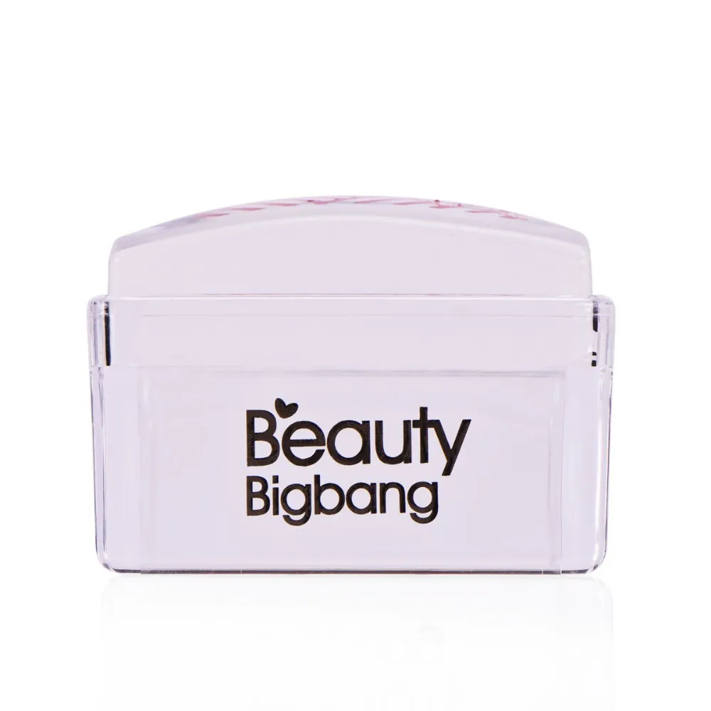BeautyBigBang 1 Набор прямоугольник Желейный силиконовый штамп для ногтей со скребком Прозрачная Ручка инструмент для штамповки маникюр Дизайн ногтей штамп комплект