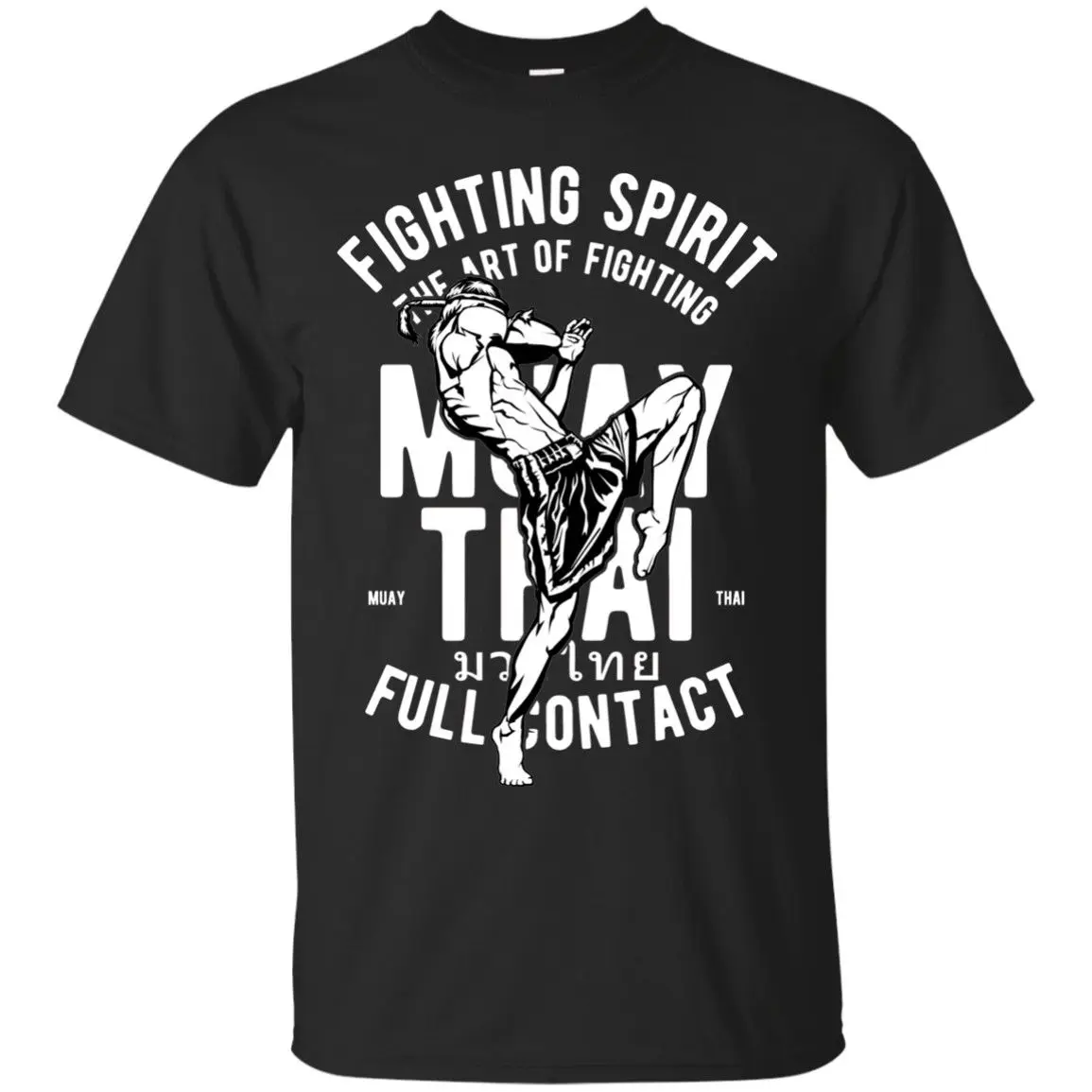 Муай Тай дух футболка M Книги по искусству ial Graphic Shirt Для мужчин унисекс борьба Tee |
