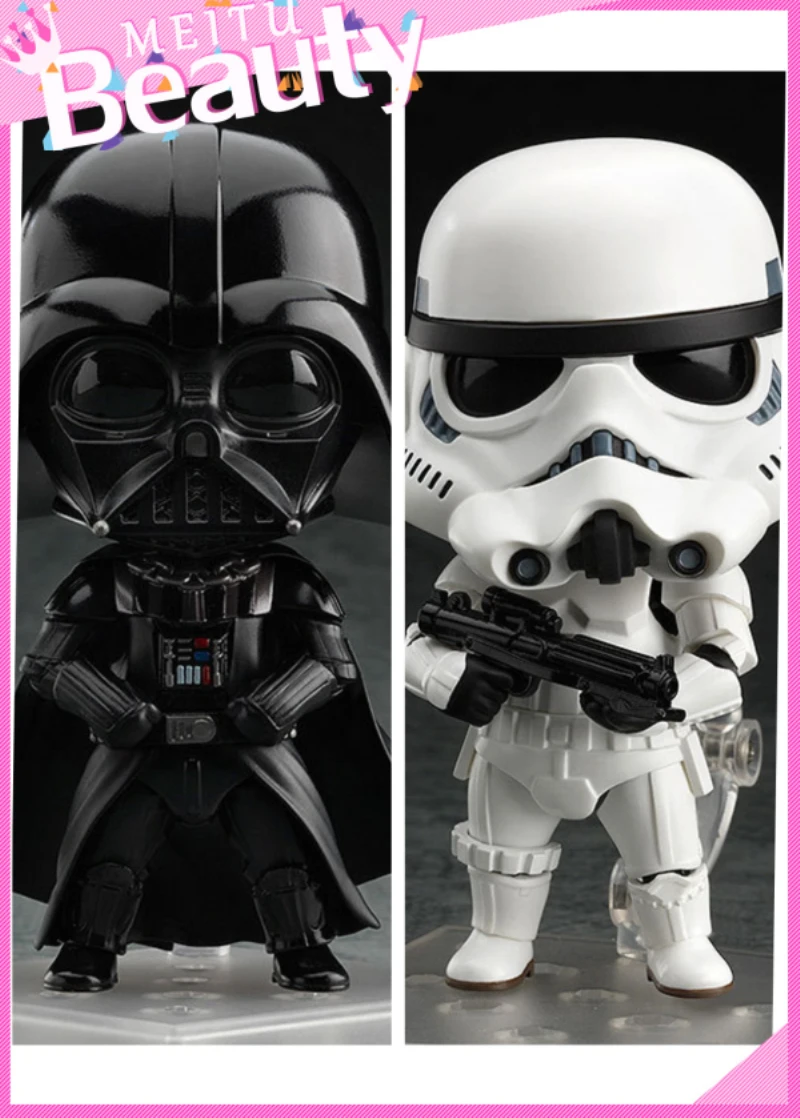 Звездные войны The Force Awakens Nendoroid фигурки черный воин имперский Штурмовик из