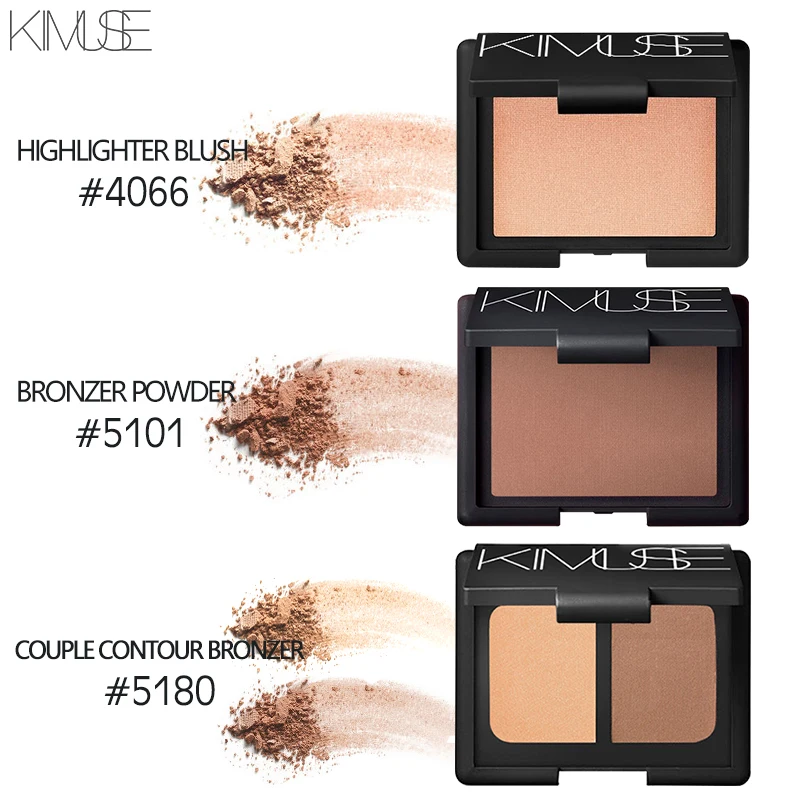 KIMUSE контурная палитра хайлайтер и бронзатор Пресс Порошок Shimmer пудра для макияжа
