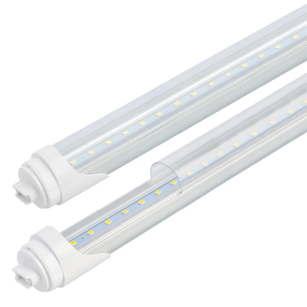 25Pack T8 T10 T12 светодиодные трубки лампочки 8 футов R17D HO вращающееся основание 48 Вт 6000