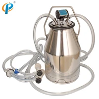 single stainless steel 201 material milk bucket cluster milk cluster gruop for goat portable milking machine