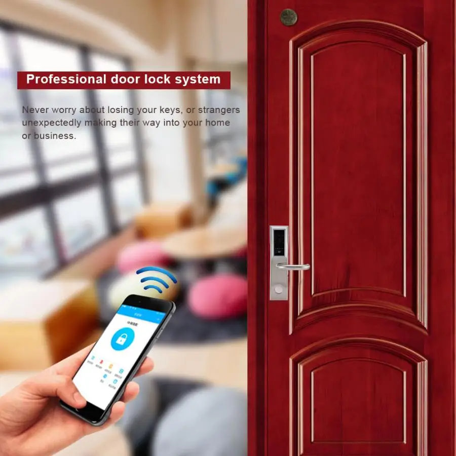 1 комплект Цифровой Дверной замок электронный Bluetooth умный дверной замок Smartcode без ключа сенсорный Пароль замок для дома шкафчик для гостиницы