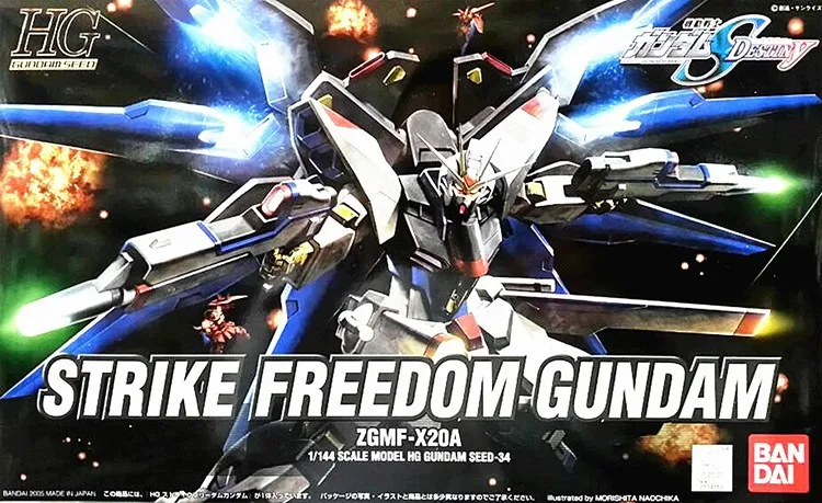 Bandai Gundam 1/144 HG Страйк Фридом мобильный костюм GUNDAM сборные модели наборы экшн