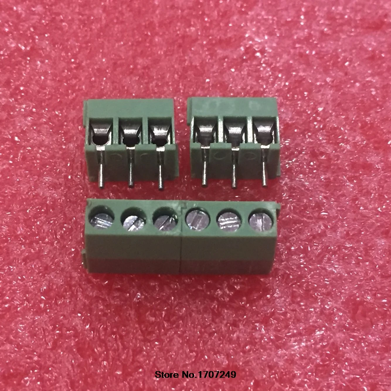 Бесплатная доставка 100 шт KF350 3.5 3P 3Pin 3 5 мм экологический медный фут PCB винтовой