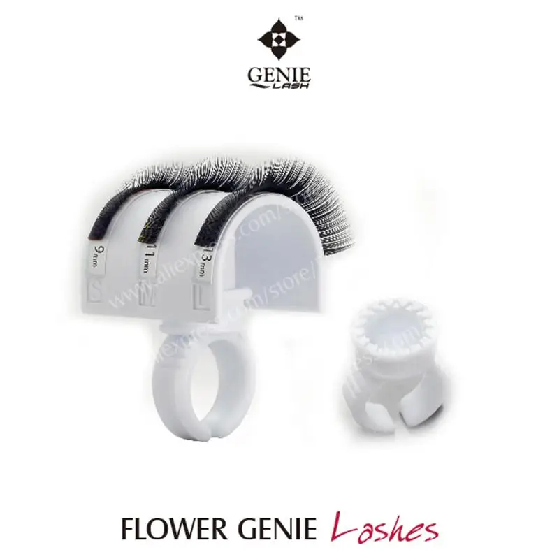 бесплатная доставка новые 2 u группа ресниц держатель с 5 интеллектуальная кольца