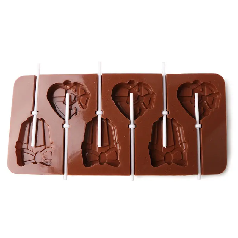 DIY силиконовая форма для леденцов Шоколадный Торт помадка желе формы пудинга