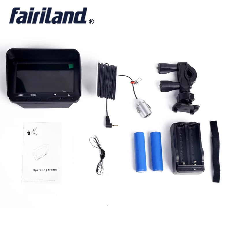 Портативный рыболокатор для подледной рыбалки ЖК дисплей 4 3 дюйма камера 2 0 МП