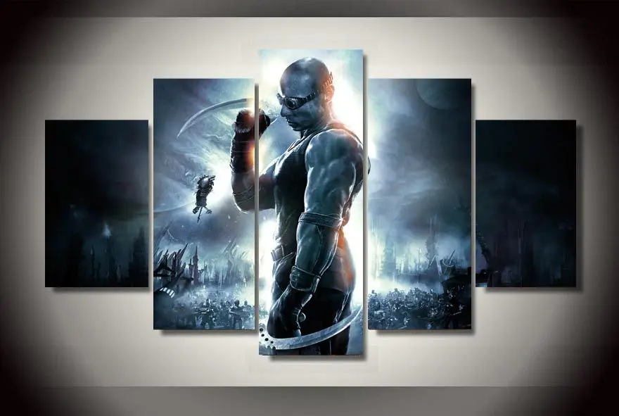 Современная декоративная Аватар Хроники Риддика живопись на холсте номер