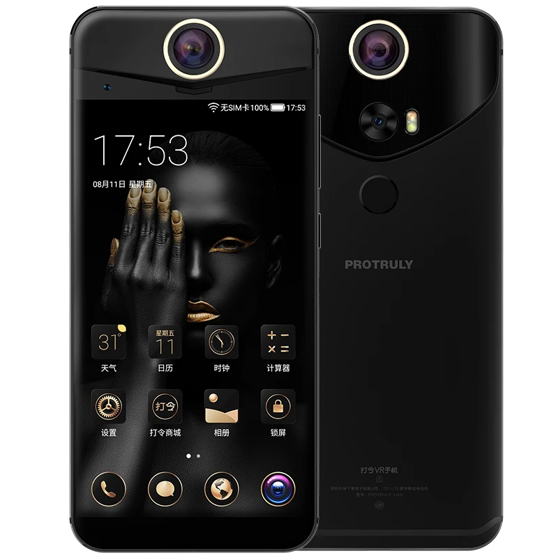 Глобальный PROTRULY V10S смартфон 360 градусов 26MP 3D VR полный вид Android 7 1 Восьмиядерный
