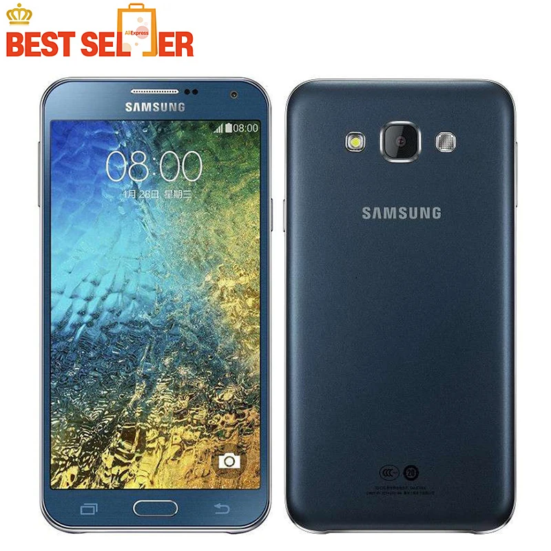 Оригинальный смартфон Samsung Galaxy E7000 с четырехъядерным процессором, поддержкой 4G LTE, двумя SIM-картами и разблокировкой. 5,5 дюймов, 13,0 МП, Dual SIM/Multi-Bands.