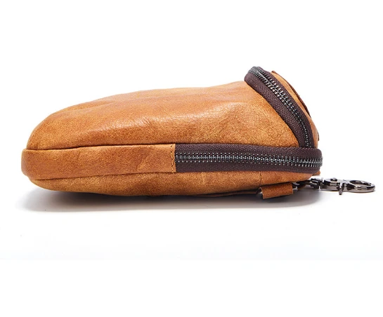 Genuine Leather men's casual wear belt Multi-functional leather one-shoulder Messenger bags small bag |