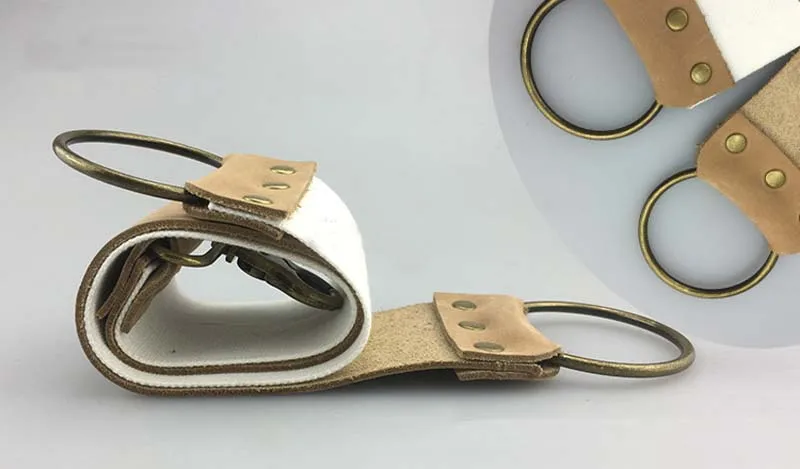 Кожаный холщовый точильный ремень для парикмахера прямая бритва складной нож