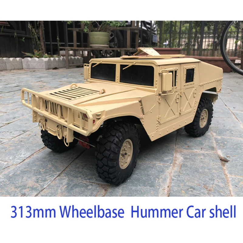 Новый высококачественный цельнометаллический Hummer 1/10 весы 313 мм колесная база RC