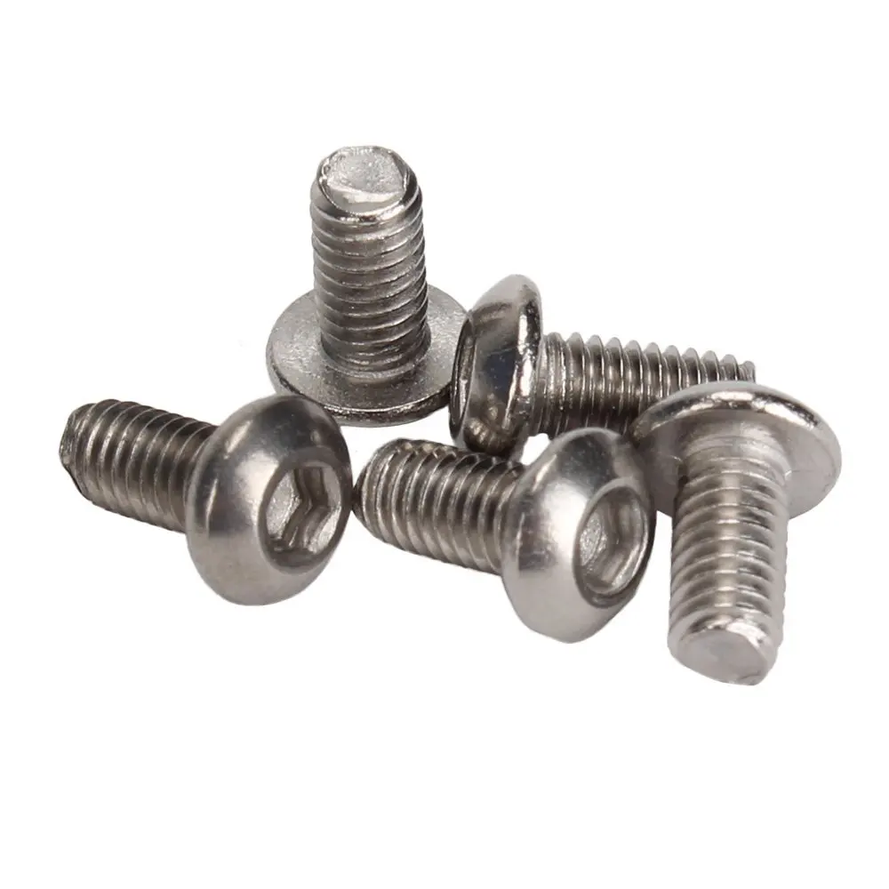 Винты с шестигранной головкой из нержавеющей стали 304 дюйма резьба M3 x 6 мм