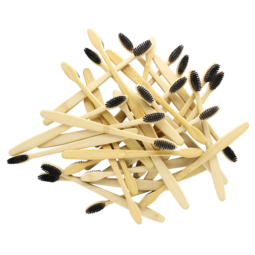 

DR.PERFECT 500 Pcs BlackHead Bamboo Toothbrush Wholesale Eco friendly Wooden Bamboo Toothbrush Oral Care Soft Bristle