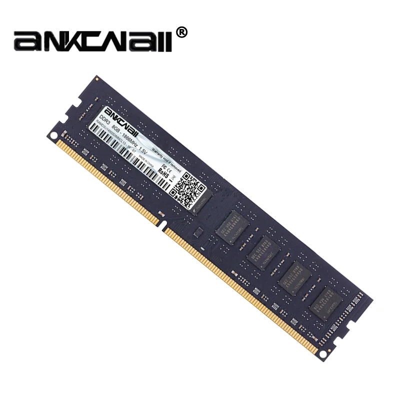 ANKOWALL DDR3 8 ГБ 4 ГБ памяти 1600 МГц 1333 240pin 1,5 V ОЗУ компьютера dimm