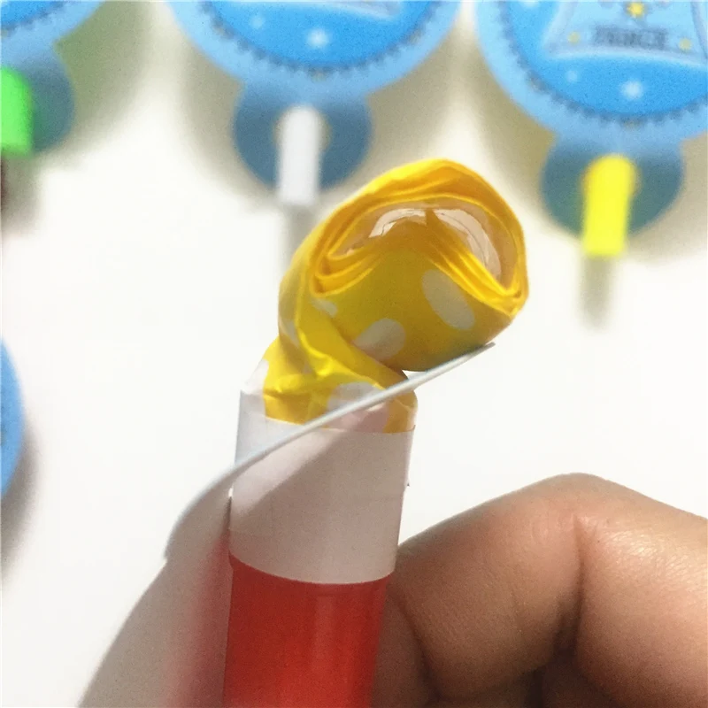 6 шт красочные выдувные Хлопушки для детей на день рождения вечеринка выдувание